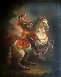 Ruiterportret van Keurvorst Johann Wilhelm van Palts-Neuburg