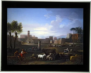 Set van Vier Capriccio; (1) Campo Vaccino