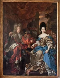Duits: Doppelbildnis Johann Wilhelm von der Pfalz und Anna Maria Luisa de