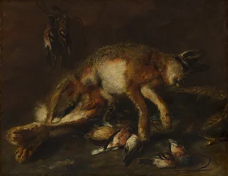 Een haas en vogels