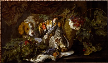 Stilleven, fruit en wild