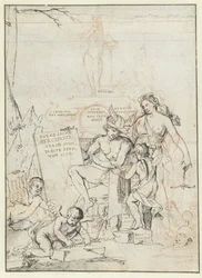 Ontwerp voor titelblad voor de Europische Mercurius