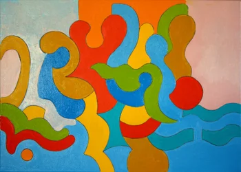 Familie keert terug van het strand in de late namiddag, 2009