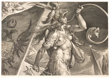 Bellona helpt het leger van de keizer bij een overwinning op de Turken