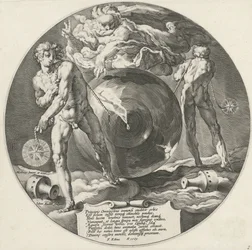 Gods Geest zweeft over het water (Schepping van de wereld)