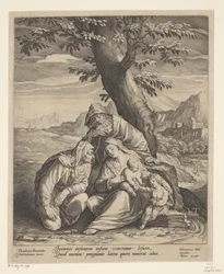 Heilige Familie met Elisabet en Johannes de Doper