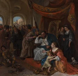Mozes en de Kroon van de Farao, ca. 1670