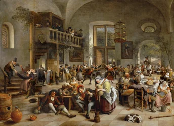 Feest in een taverne ...