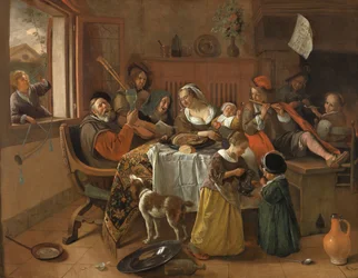 Het vrolijke gezin