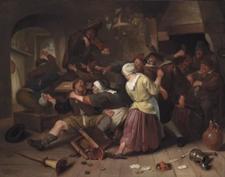 Ruzie tussen Gokkers, c.1665