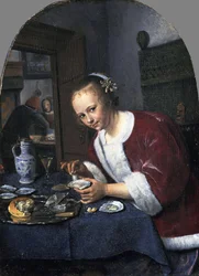 Meisje met oesters