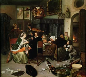 Het losbandige huishouden, 1668