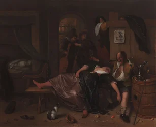 Het dronken paar, ca. 1655-65