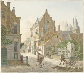 De Waardpoort en de Oude Gracht in Utrecht