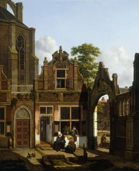 Een Nederlandse binnenplaats