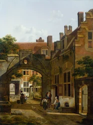 Binnenplaats in Utrecht