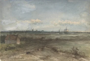 Uitzicht op Haarlem vanaf de Duinen