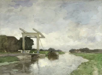 Ophaalbrug in Noorden