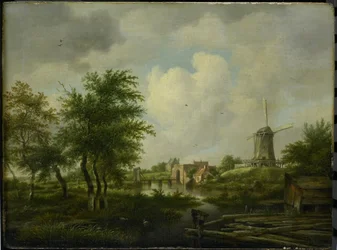 De vervallen muur in Amsterdam met de Weteringpoort