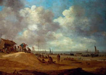 Een Uitzicht op Scheveningen, 1649