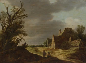 Zandweg met een Boerderij, 1627