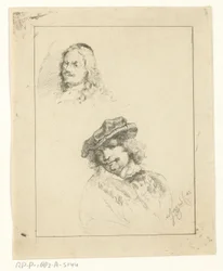 Portretten van Rembrandt en Tilmans