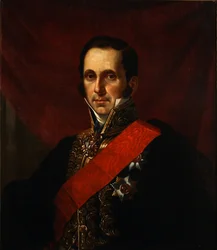 Portret van graaf Sergey Semionovich Uvarov 1786-1855, 1844