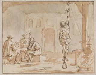 Geleyn de schoenmaker wordt gemarteld in Breda in 1572