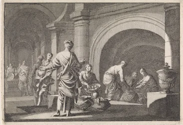 Hyrkanus rooft de kostbaarheden uit het graf van David