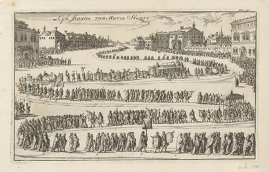 Lijkstatie van koningin Maria II Stuart, 1695