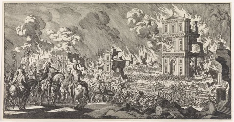 Romeinen verwoesten een Joodse tempel te Jeruzalem