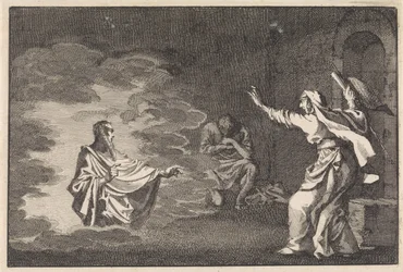 Saul bij de heks van Endor