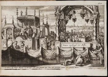 De Grote Zegen van de Wateren in Moskou, 1677