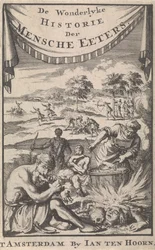 De wonderbaarlijke geschiedenis van menseneters door A. Magyrus, 1696