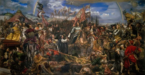 Jan III Sobieski stuurt een overwinningsbericht naar paus Innocentius XI na de slag bij Wenen