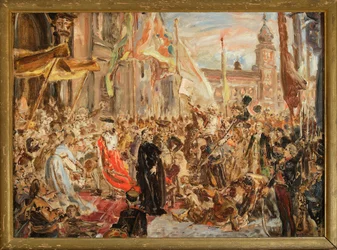 Schets voor het schilderij "Grondwet van 3 mei"