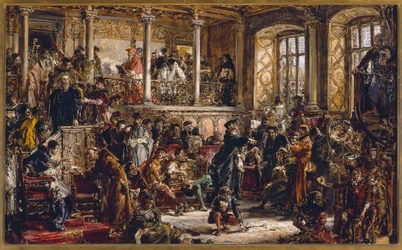 De gouden eeuw van de literatuur in de 16e eeuw. Reformatie. Overheersing van het katholicisme