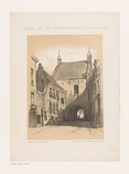 Straat met poort