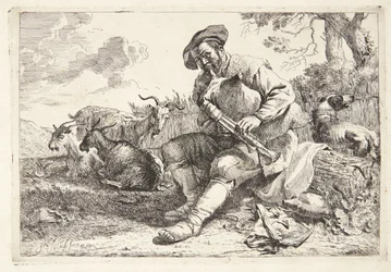 Herder met een doedelzak