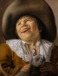 Jongetje gekrabd door een kat (detail)