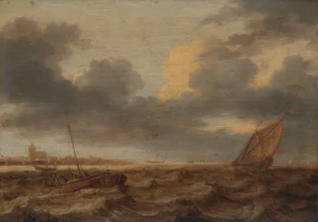 Visboten in woelig water