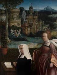 Detail (Donor met Sint Nicolaas en Donor