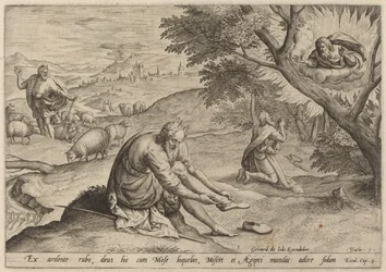 God Verschijnt aan Mozes