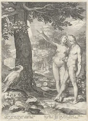 Adam en Eva voor de Boom der Kennis van goed en kwaad