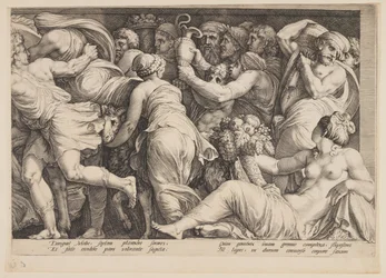 De straf van Niobe (Plaat 8)
