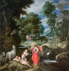 Schepping van Eva, c.1586-89