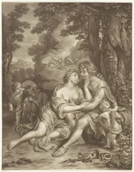 Venus weerhoudt Adonis van de jacht