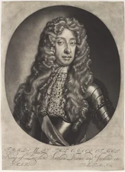 James II door de Genade Gods Koning van Engeland, Schotland, Frankrijk en Ierland etc., circa 1685