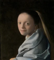 Studie van een jonge vrouw, ca. 1665-67