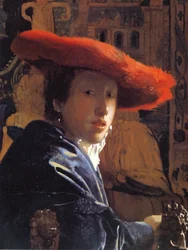 Meisje met een Rode Hoed, c.1665